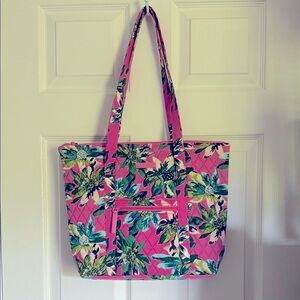 Floral Pink Tote Bag